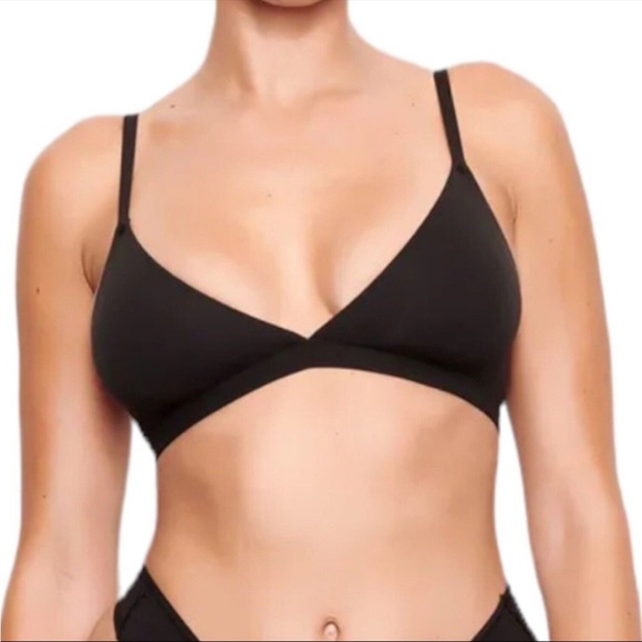 SKIMS Other - NWT Skims Fits Everybody Triangle Bralette - Onyx - Small